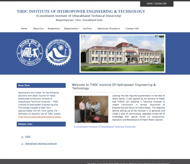 THDC Institute of Hydropower Engineering and Technology